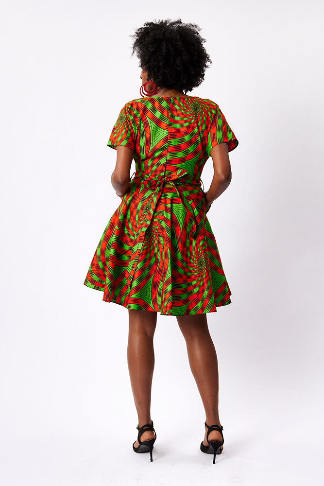 Cowl Neck Midi Dress