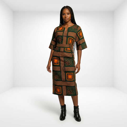 Long Keyhole dress