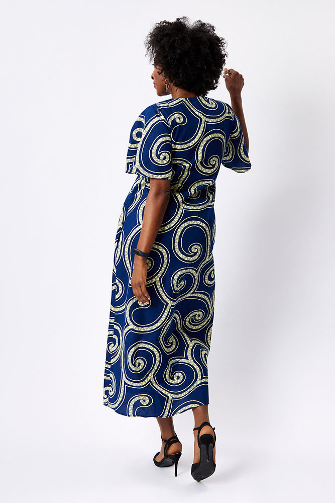 V neck Maxi Dress