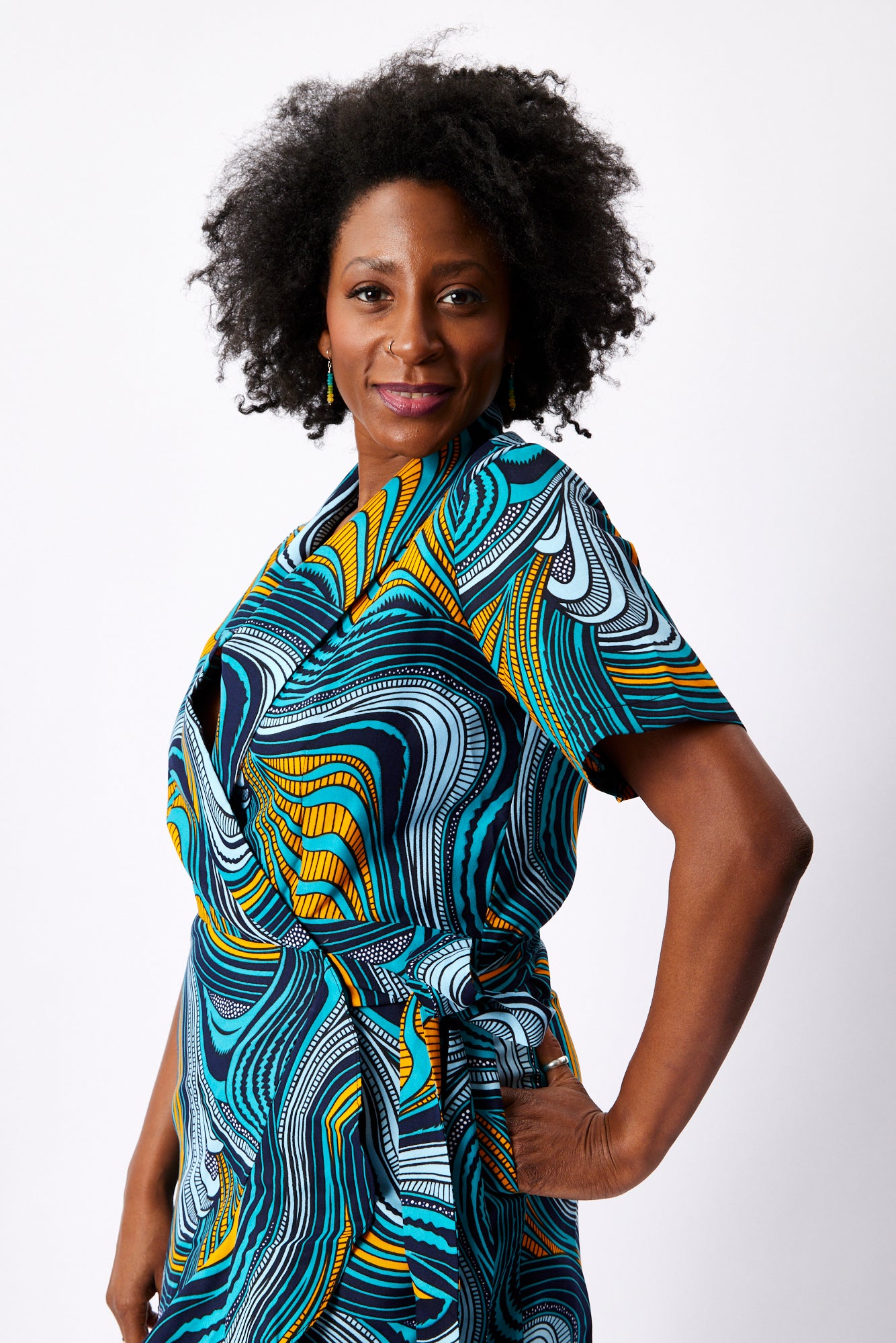 Frill Wrap Dress