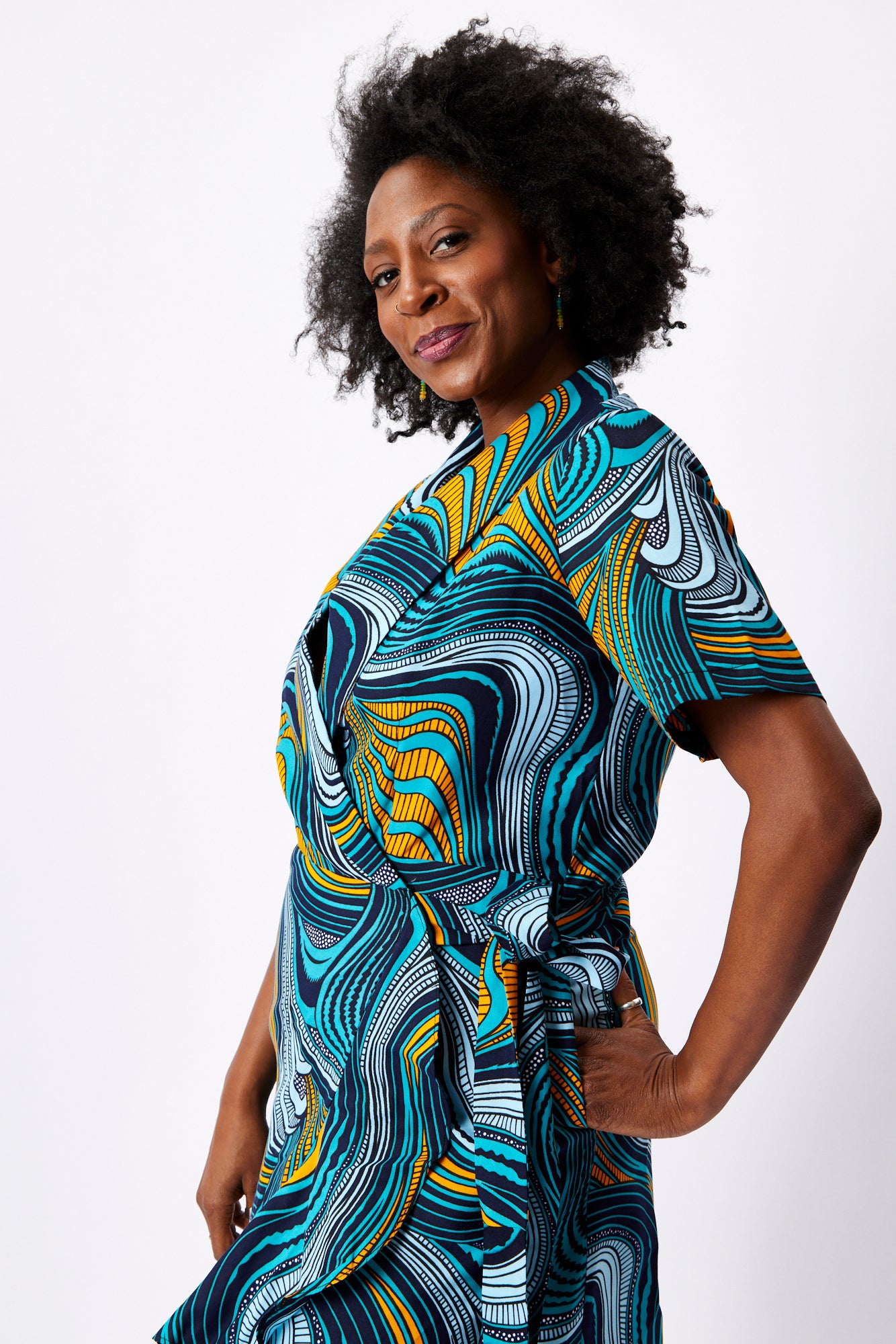 Frill Wrap Dress