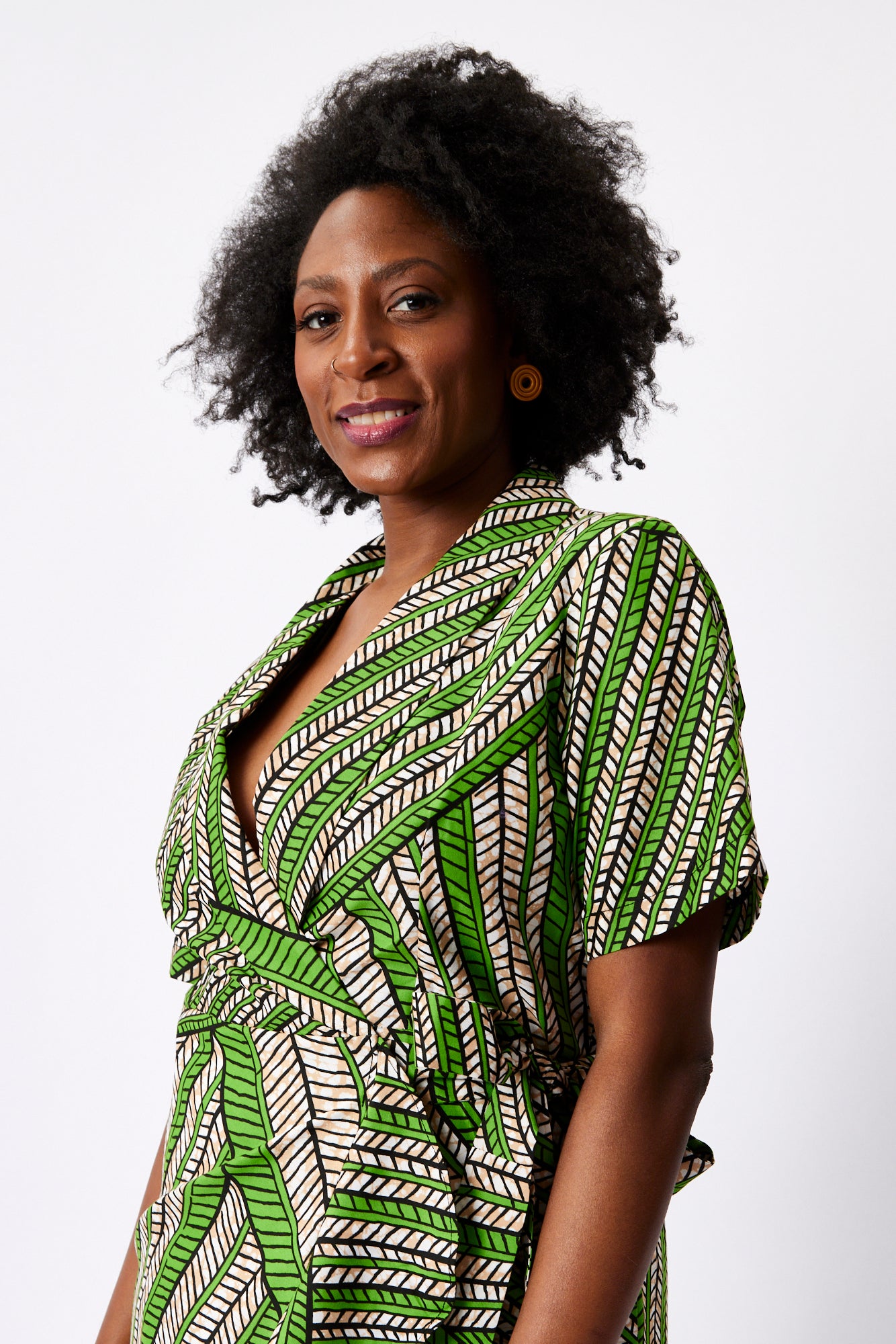 Frill Wrap Dress