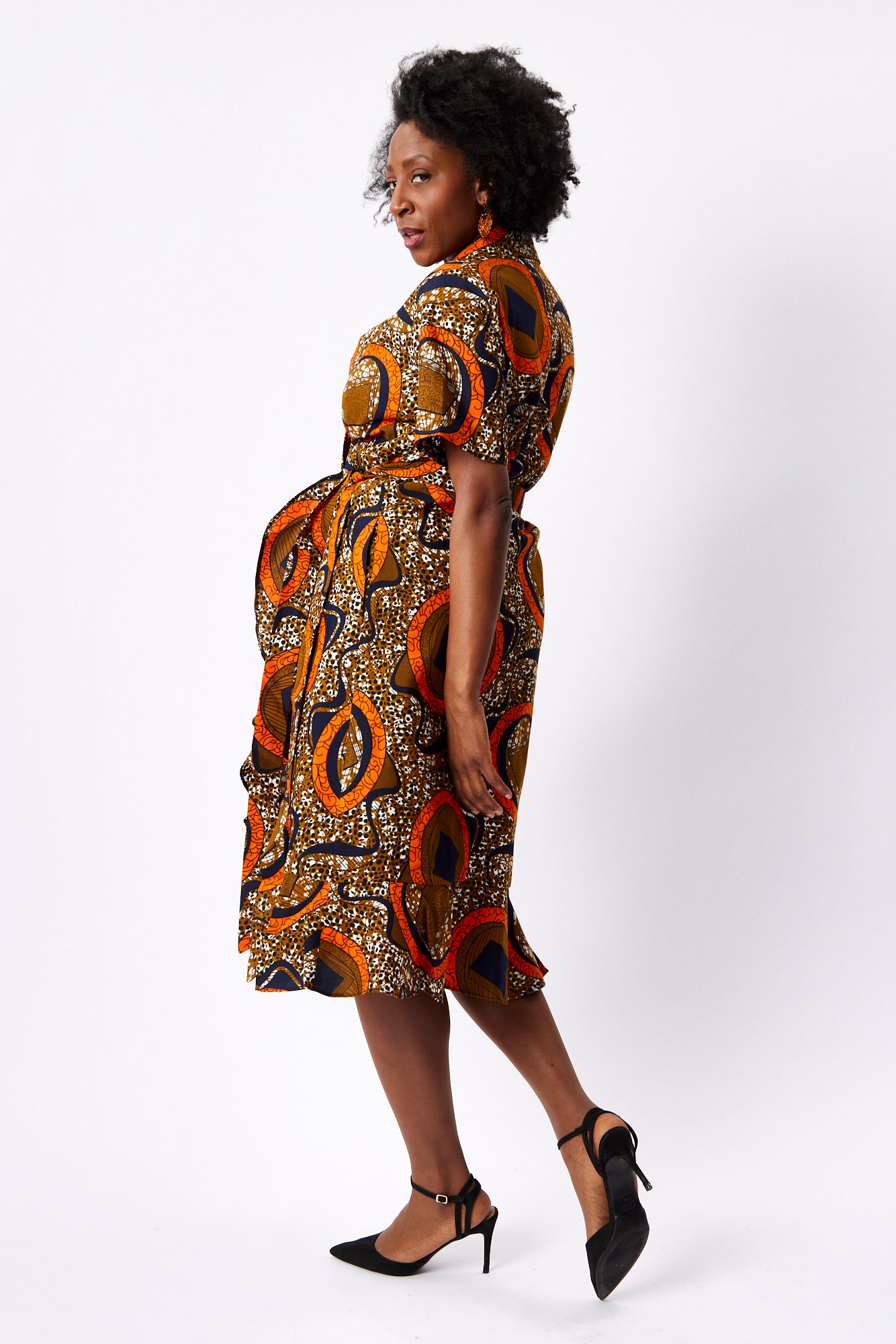 Frill Wrap Dress