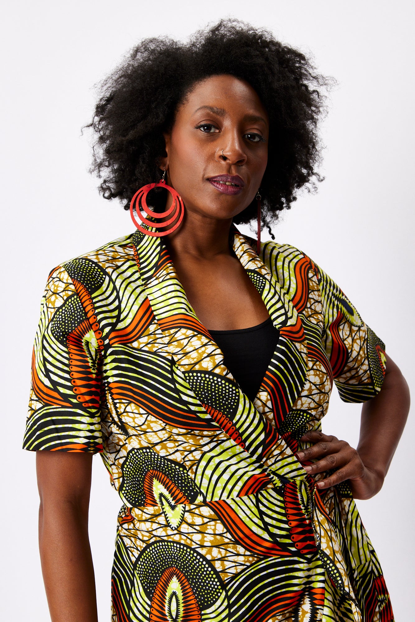 Frill Wrap Dress