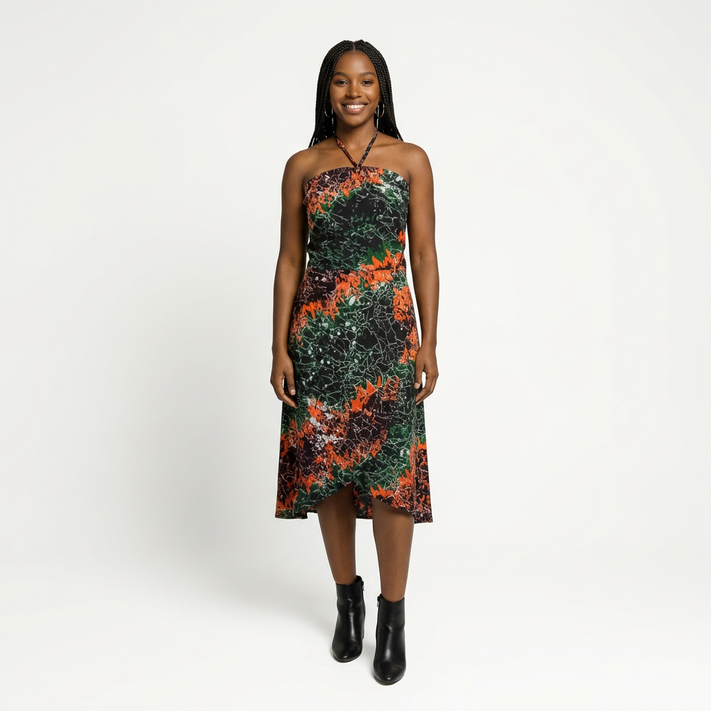 Halter neck dress