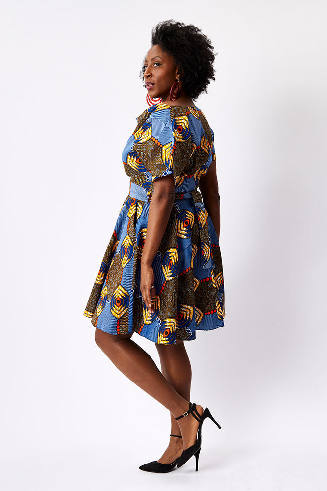 Cowl Neck Midi Dress
