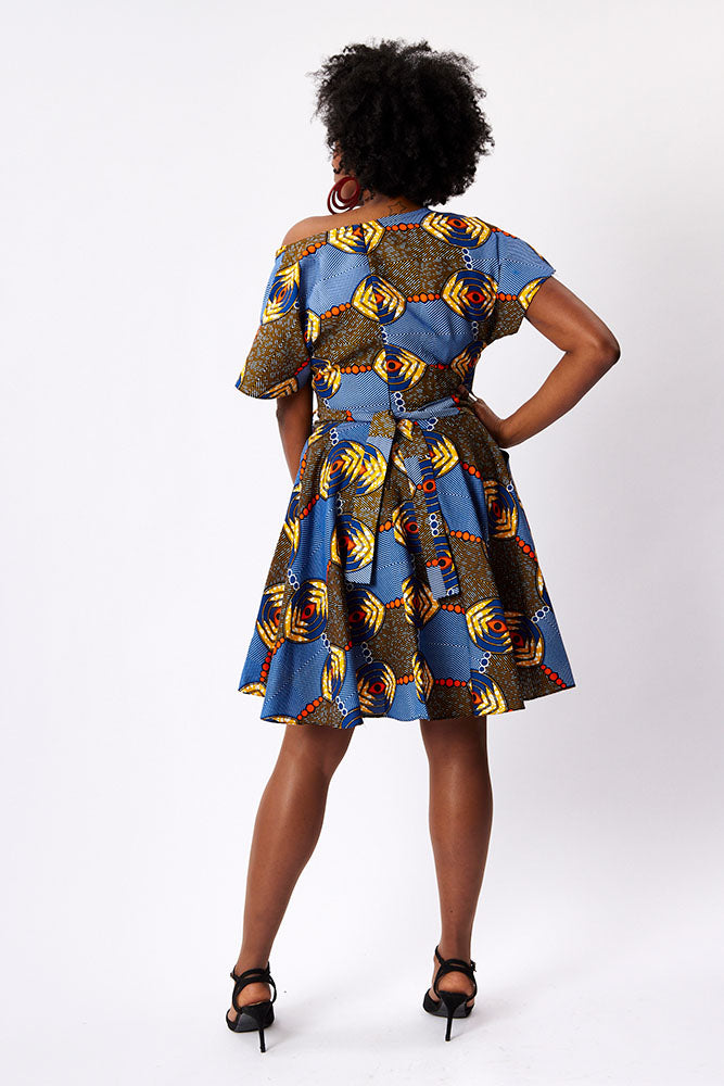 Cowl Neck Midi Dress