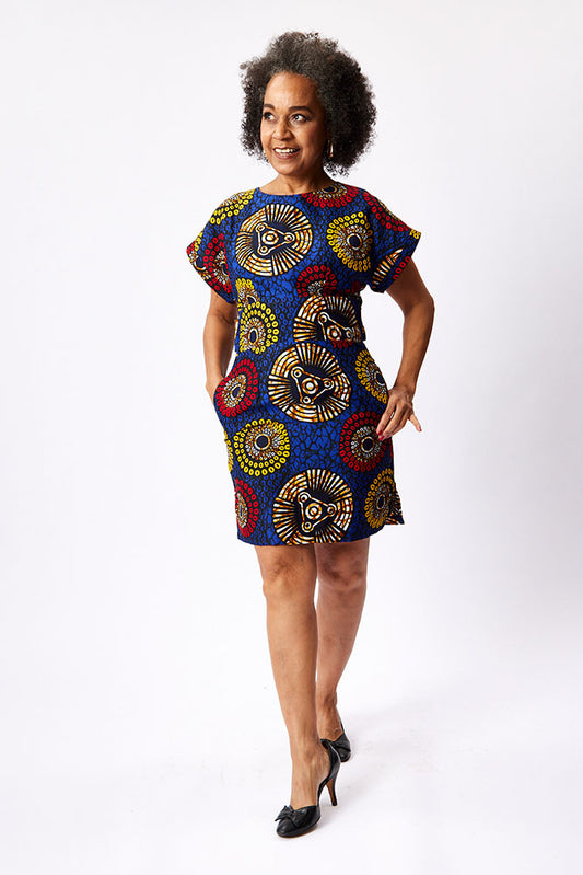 Wide Belt Midi Dress