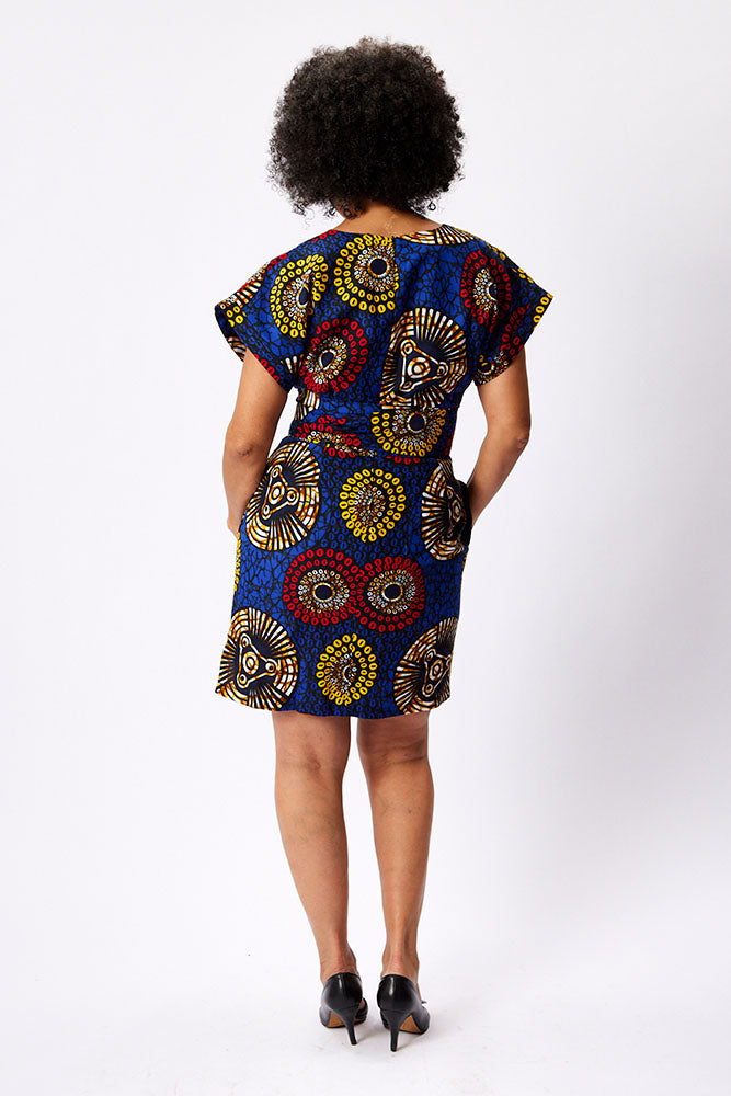 Wide Belt Midi Dress