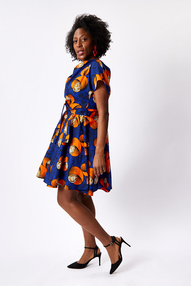 Cowl Neck Midi Dress