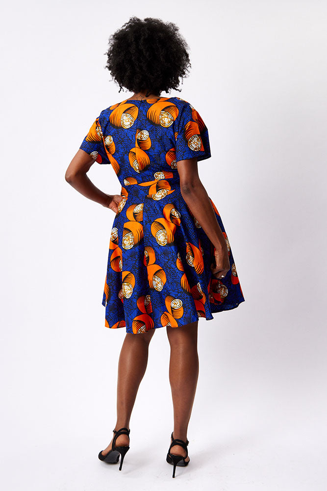 Cowl Neck Midi Dress