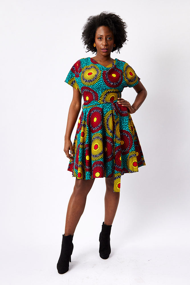 Cowl Neck Midi Dress