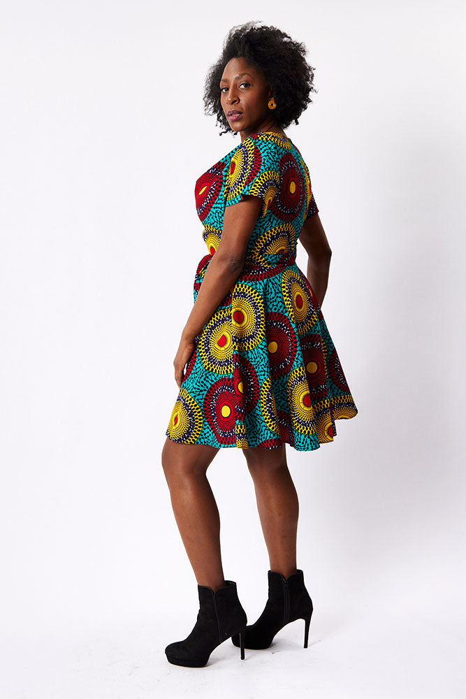Cowl Neck Midi Dress
