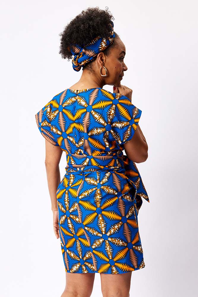 Wide Belt Midi Dress