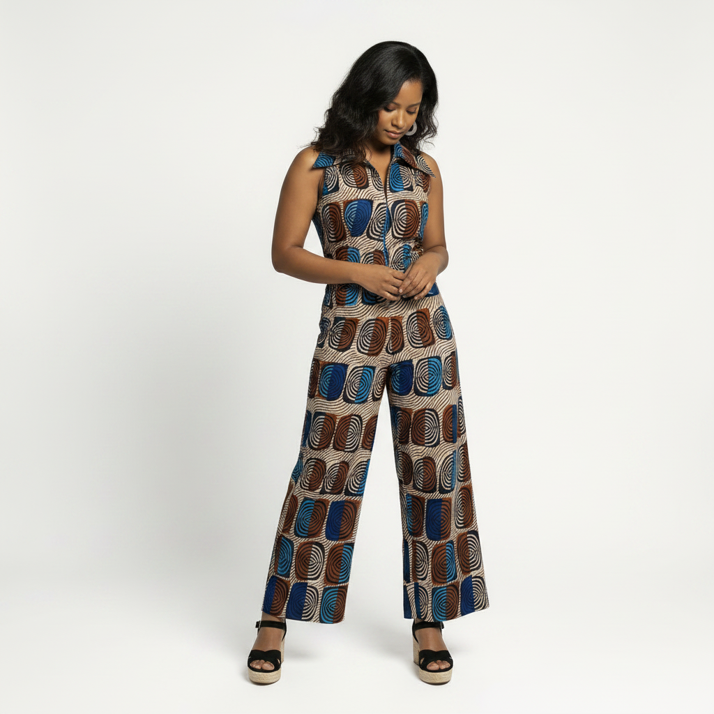 Collar Jumpsuit