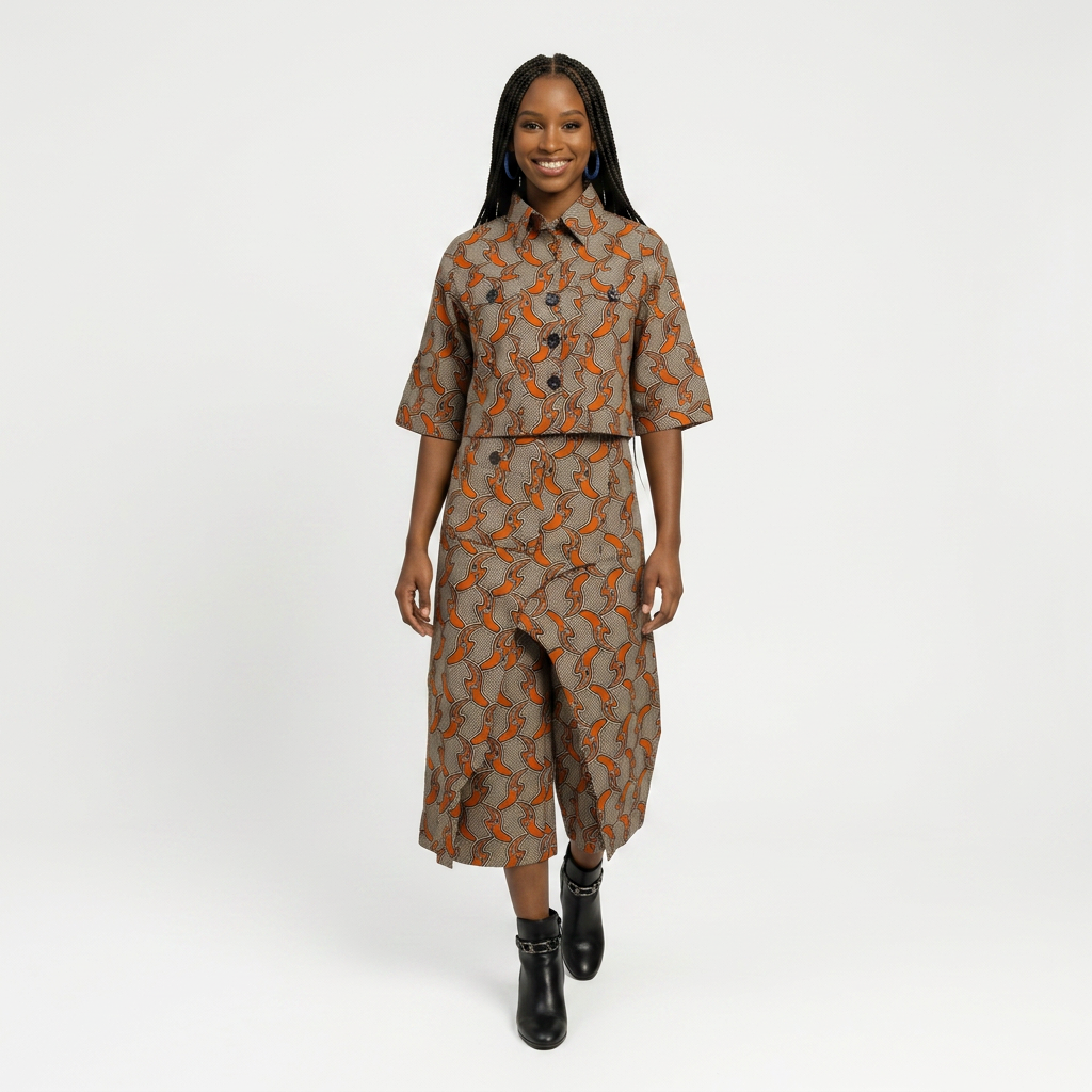 Long skort set