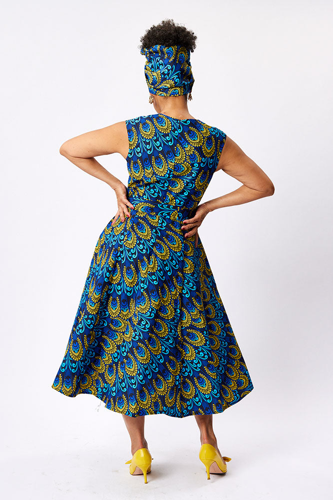Sleeveless Full gore dress
